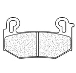 CL BRAKES Kelių sintetinės metalinės stabdžių trinkelės - 1280A3+ 1280A3+ 