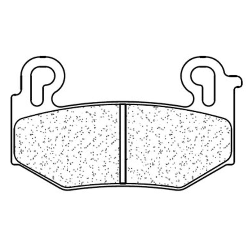 CL BRAKES Kelių sinterizuoti metaliniai stabdžių kaladėlės - 1280XBK5 1280XBK5 