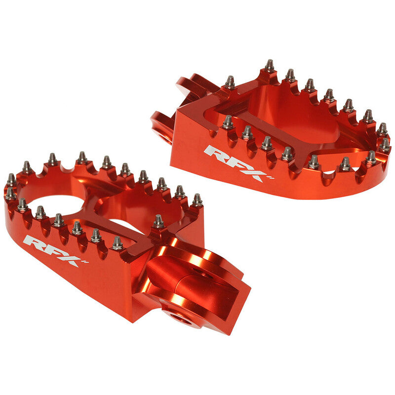 RFX Pro Footrests - Orange FXFR5050099or