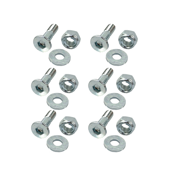 RFX Race M8 x 30mm Sprock Bolt and Nut Kit - 6 PCS FXSB10100555SV