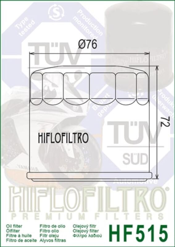 Hiflofiltro filter za ulje - HF515 HF515