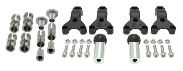 „RaceTech“ sferinio montavimo rinkinys Hand Guard Ø22/28,6 mm - Universal R -kitmount006