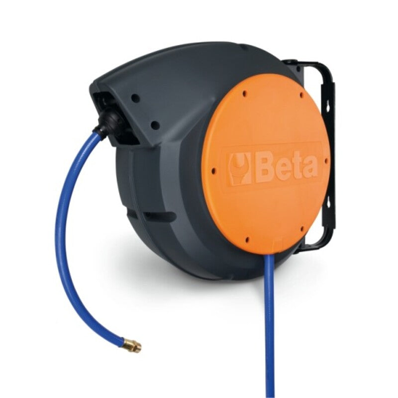 BETA 1900M Automatic Hose Reel 10x15 mm / 15M + 17 Hand Sockets Case 1900M 10/KC
