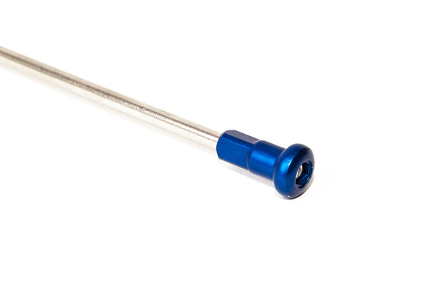 Haan Wheels Spoke Nipple Set - Blue 16 001/5