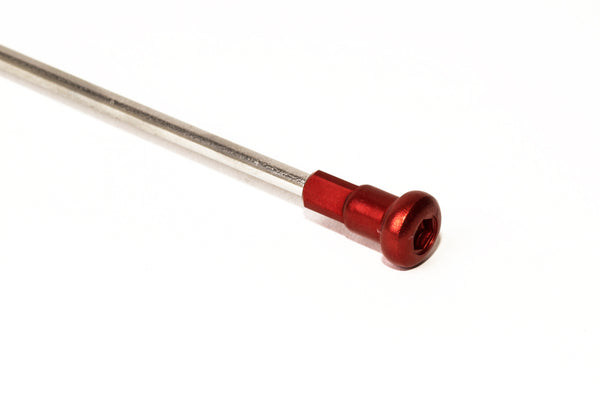 Haan Wheels Spoke Nipple Set - Red 16 001/6