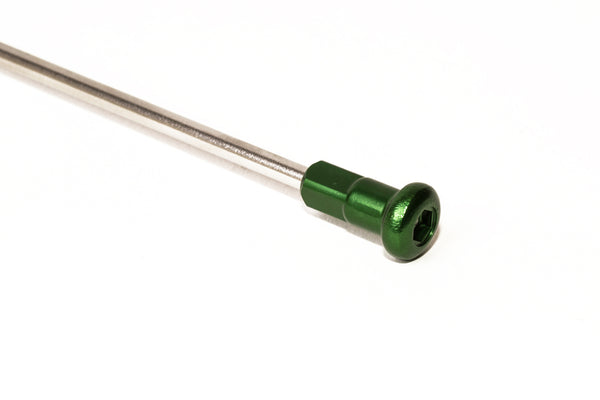 Haan Wheels Spoke Nipple Set - Green 16 002/7