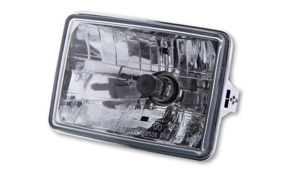 Shin Yo H4 Insert 130 x 90mm, Clear ice cream 12V 60/55W, parking light, e-Gepr. 226-139