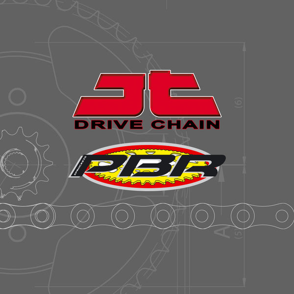 JT/PBR lančani komplet 530Z3 16/43 Super-ojačana- Standardni stražnji otvor-- _