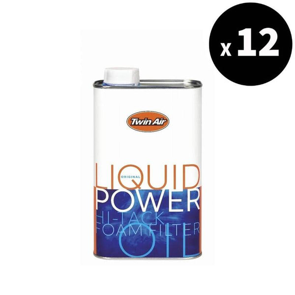 Twin Air Liquid Power Foam Filter Oil - 1L x12 