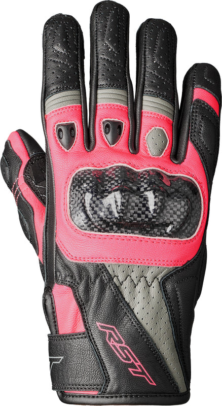 Dámske kúsky 3 CE Ženy Rukavice kože/textil - Pink 102097pnk -09