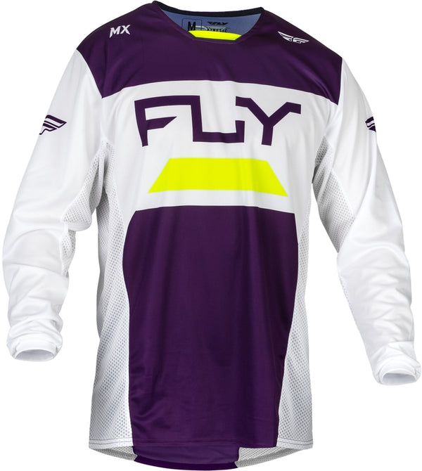 Fly Racing Kinetic Reload Jersey-dubok ljubičasta/bijela/hi-vis 377-521x
