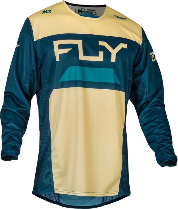 Fly Racing Kinetic Reload Jersey - bjelokosti/mornarica/kobalt 377-523s