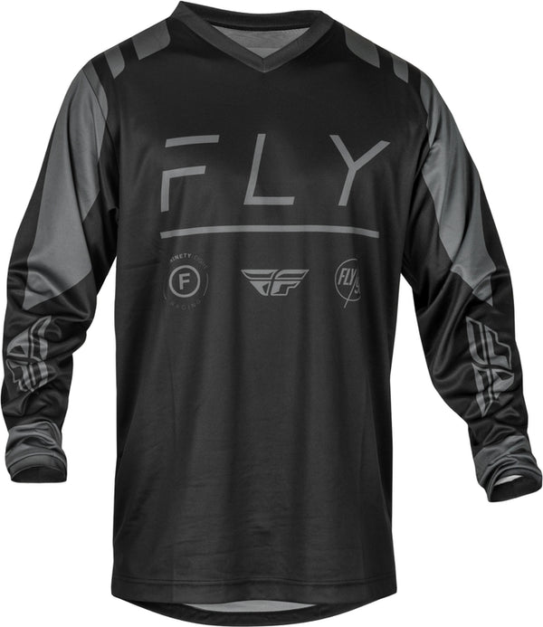 Fly Racing F-16 Jersey-Black/Ugljen 377-921S