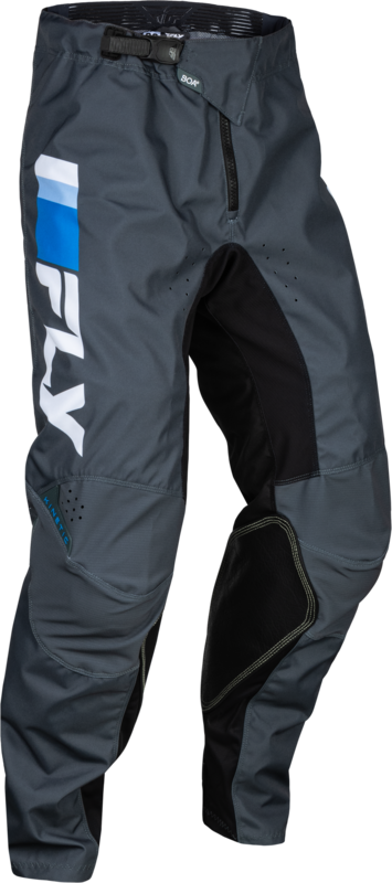 Fly Racing Kinetic Prix Youth Pants - Gray/Charcoal/White 377-43022