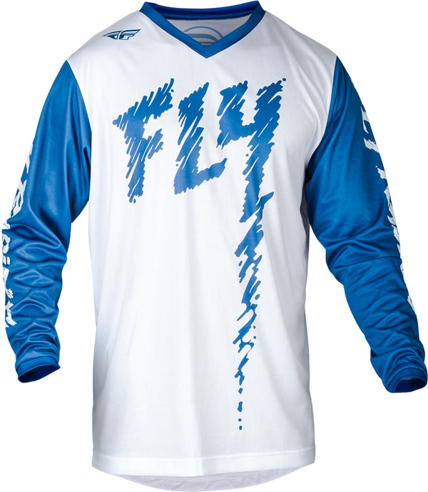 Fly Racing F-16 mlade Jersey-True Blue/White 377-223yl