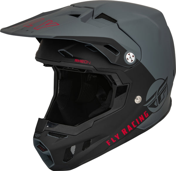 Fly Racing Formula CC Center Helma - matná šedá/čierna 73-4321xs