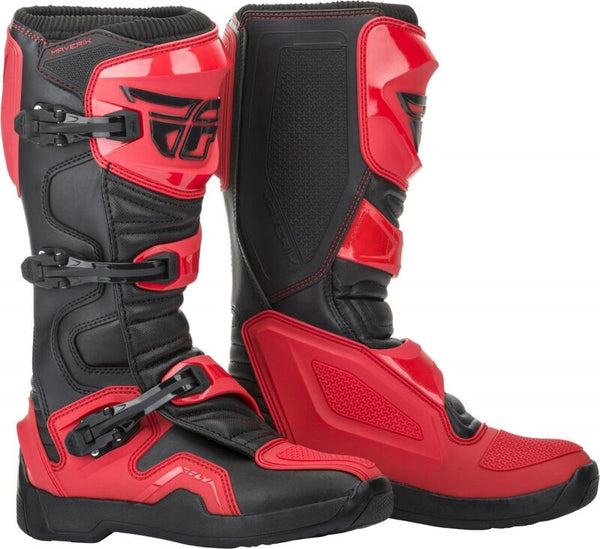 Fly Racing Maverik čizme - crveno/crno 364-67313