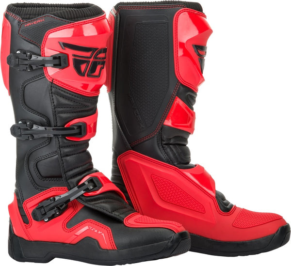 Fly Racing Maverik čizme - crveno/crno 364-67307