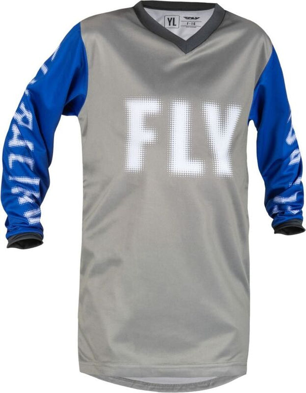 Fly Racing F-16 mlade Jersey-Grey/Blue 376-223yxs
