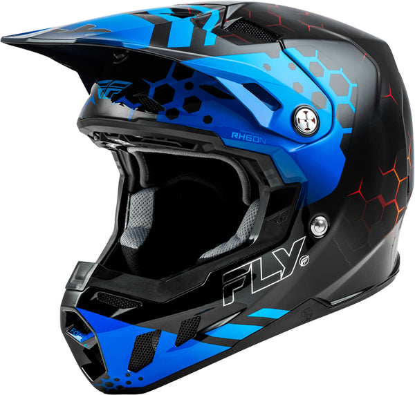 Formula Fly Racing CC Tektonska kaciga - Crna/plava/crvena 73-4330x