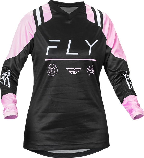Fly Racing F-16 Woman Jersey-Black/Lavender 377-821x