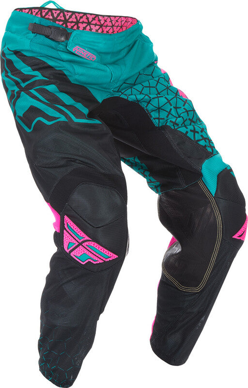 Escape Racing Kinetic Trifecta mrežaste hlače - Teal/Pink/Black 370-33528S