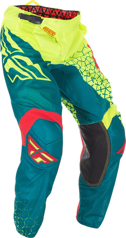 Fly Racing Kinetic Trifecta mrežasti hlače-hi-vis/teal 370-3828S