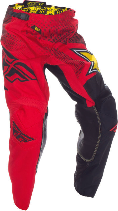 Fly Racing Kinetic Rockstar hlače - crvene/crne 370-66228S