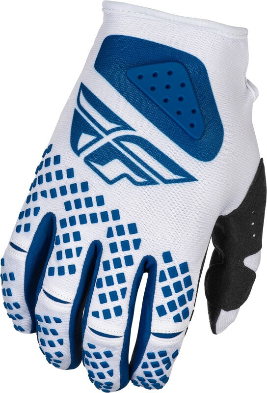 Fly Racing Kinetic Center Gloves - White/Navy 378-511x