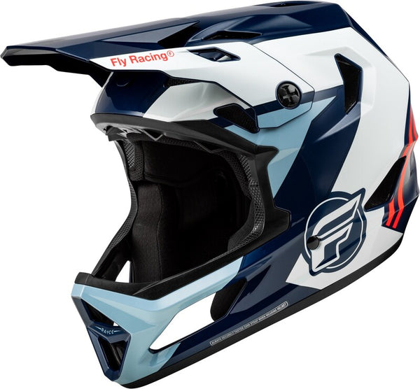 Fly Racing Rayce Bicycle Helmet - Red/White/Blue 73-3612x