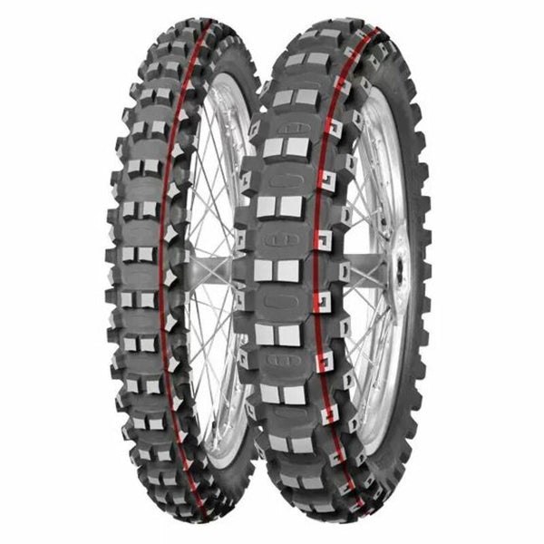 Mitas Tyre Terra Force-MX MH 80/100-12 (2.50-12) NHS 50M TT Medium to Hard Red Green