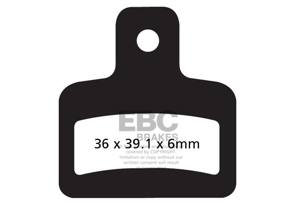 EBC BRAKE PAD FA looks organic FA471