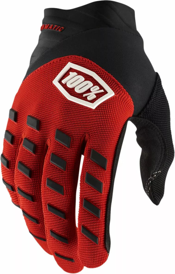 100% GLV AIRMATIC YTH RD/BK SM 10001-008