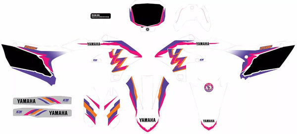 „D'or Visuals“ grafikos rinkinys YZ retro YZF250 20-50-335