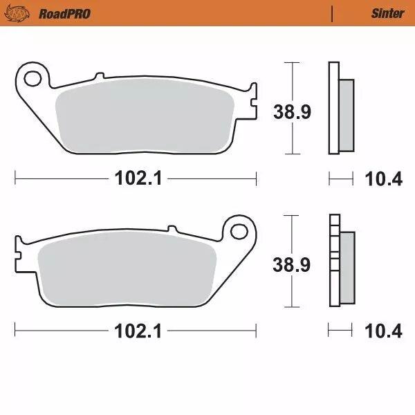 Moto-master kočni jastučić Sinter stražnji 403002