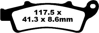 EBC BRAKE PAD HH SINT SCOOTER SFA324HH