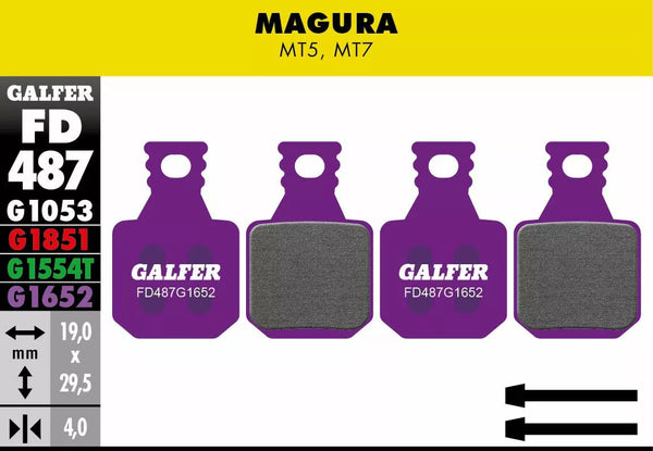 Galfer kočni jastuk e-bicikl FD487G1652