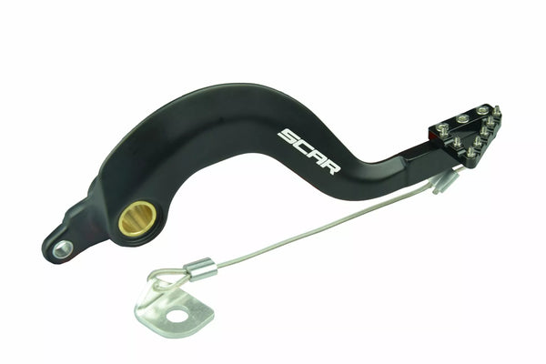Rētu bremžu pedālis yz125/250 bk rbp101bk