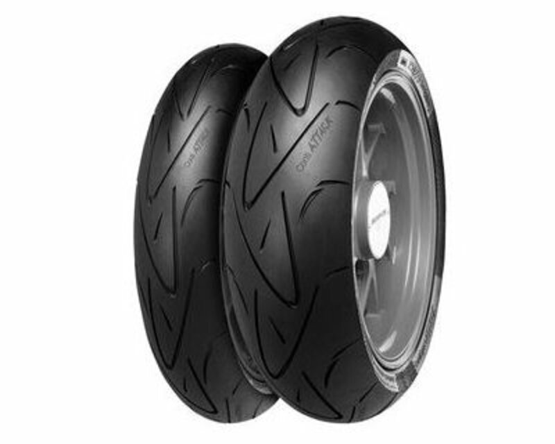 „Continental Tire Contisport“ ataka 190/50 Zr 17 m/c (73W) TL