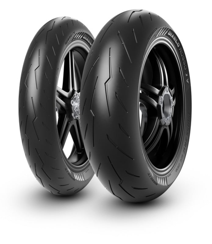 Pirelli Tire Diablo Rosso IV 190/55 Zr 17 m/c (75W) TL
