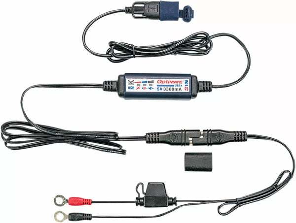 Tecmate USB Charger W 20 Cord O108KIT