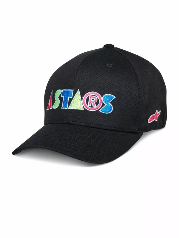 Alpinestars (Casuals) Hat CRV Bill Flx Cereal BK L/X 1215-81500-10 LXL