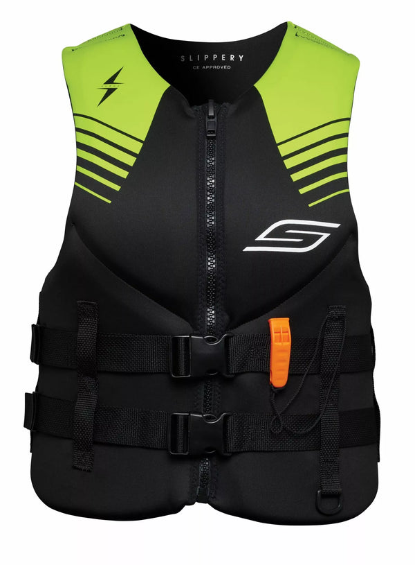 Slippery vest surge lm/bk sm 3240-0959