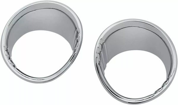 Kuryakyn Trim Bezel Fuel Volt Chr 6922