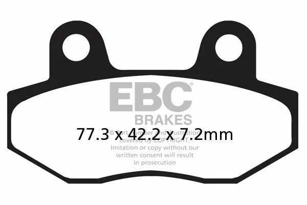 EBC kočni jastučić ugljični skuter SFAC086