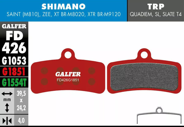 Galfer kočni jastuk Advanced FD426G1851