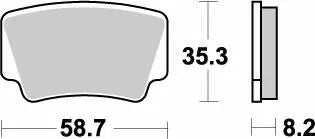 Moto-Master Brake Pad Nitro 096621