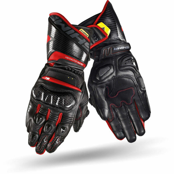 Shima MC-sporta cimdi RS-2 melni /sarkani