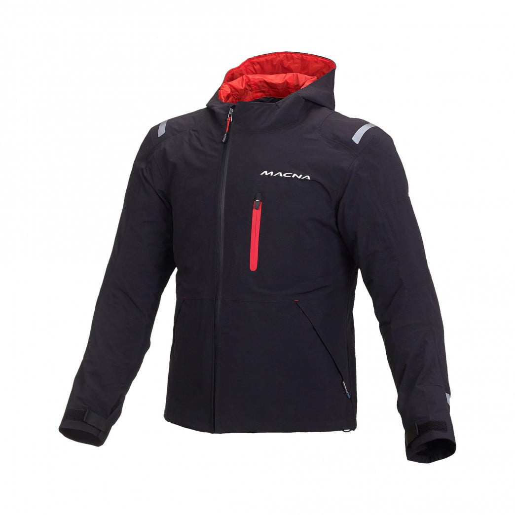 „Macna Rain Jacket“ prieglobstis juoda /raudona