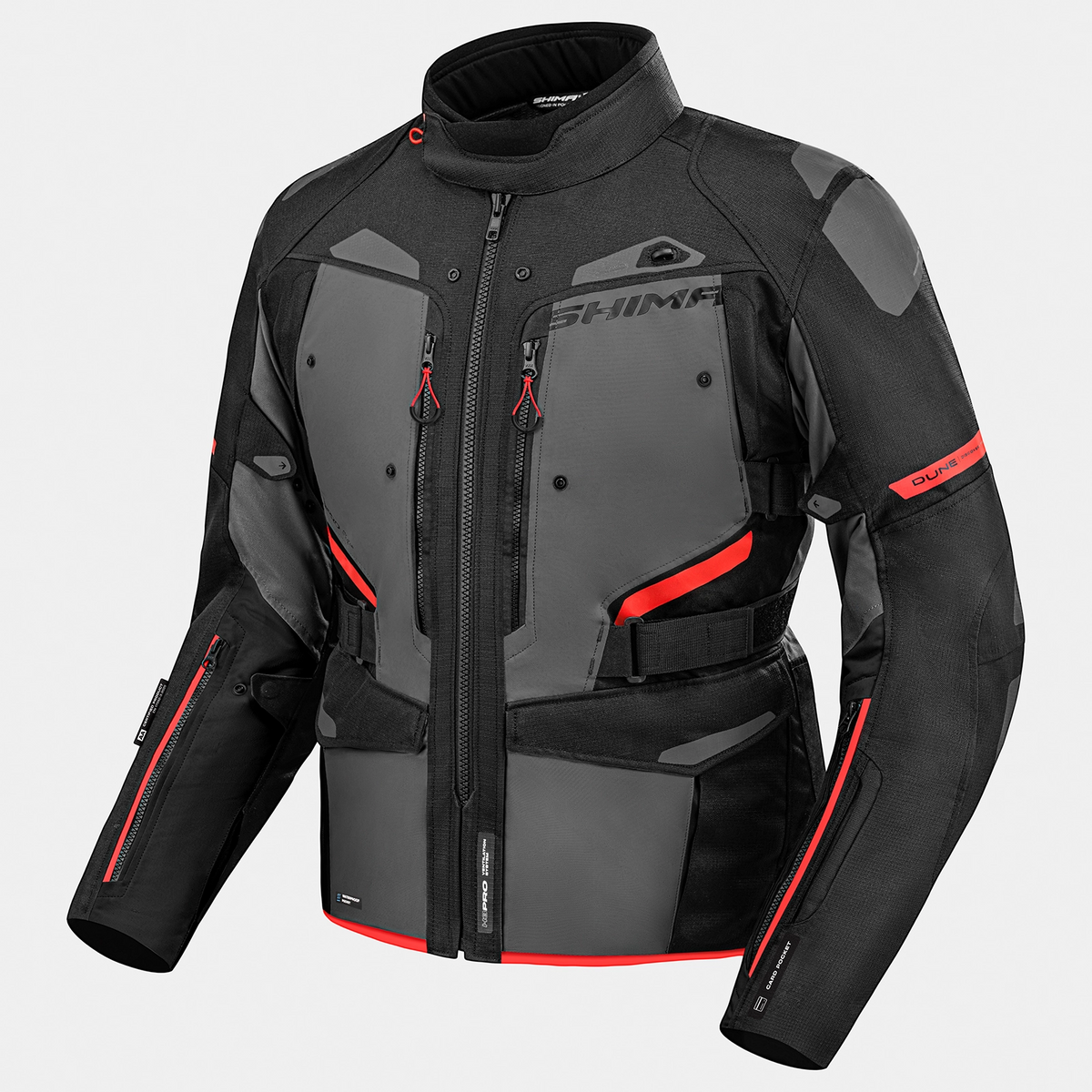 Shima Textile Mc-Jacket Dune čierna /šedá